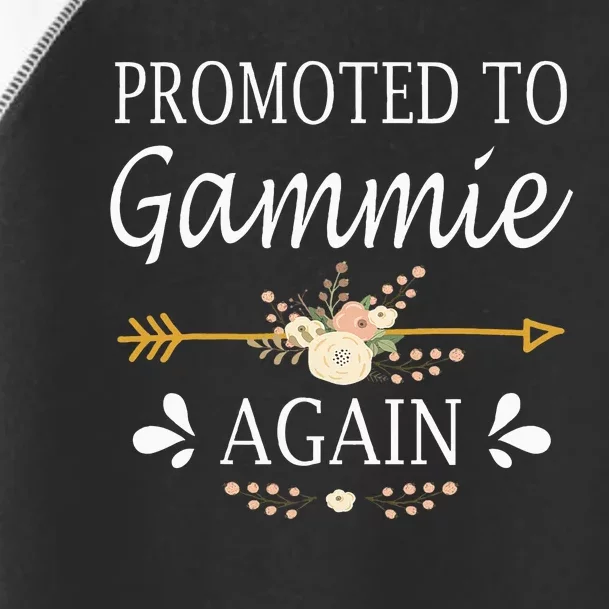 Promoted To Gammie Again Mothers Day Gifts Toddler Fine Jersey T-Shirt