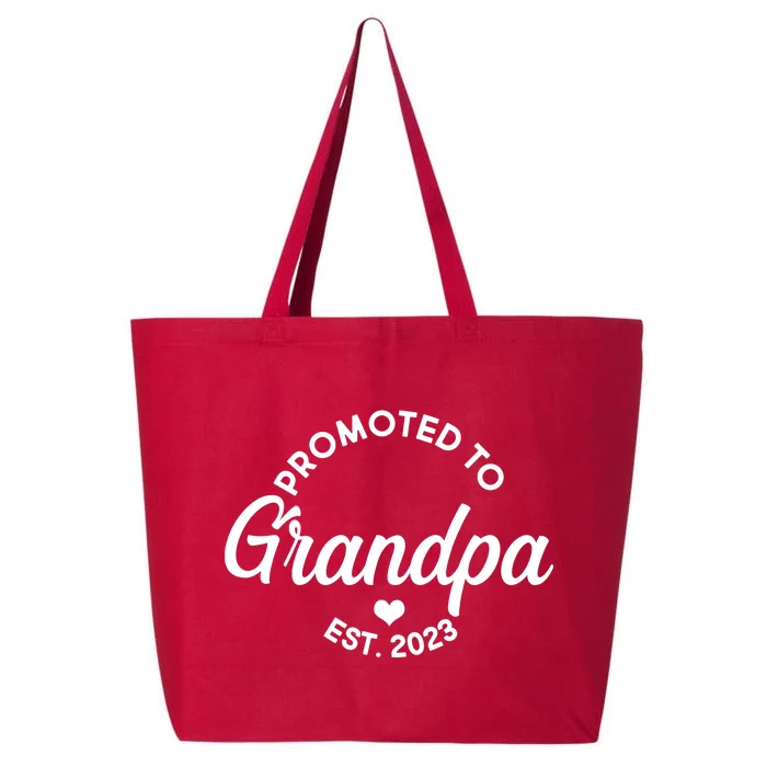 Promoted To Grandpa Est 2024 25L Jumbo Tote