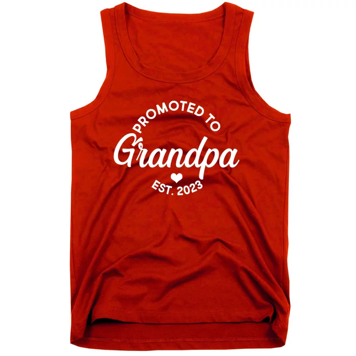 Promoted To Grandpa Est 2024 Tank Top