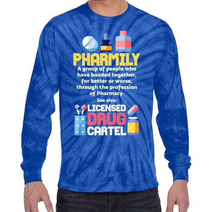 Pharmacy Technician Gift Pharmacist Gift Tie-Dye Long Sleeve Shirt