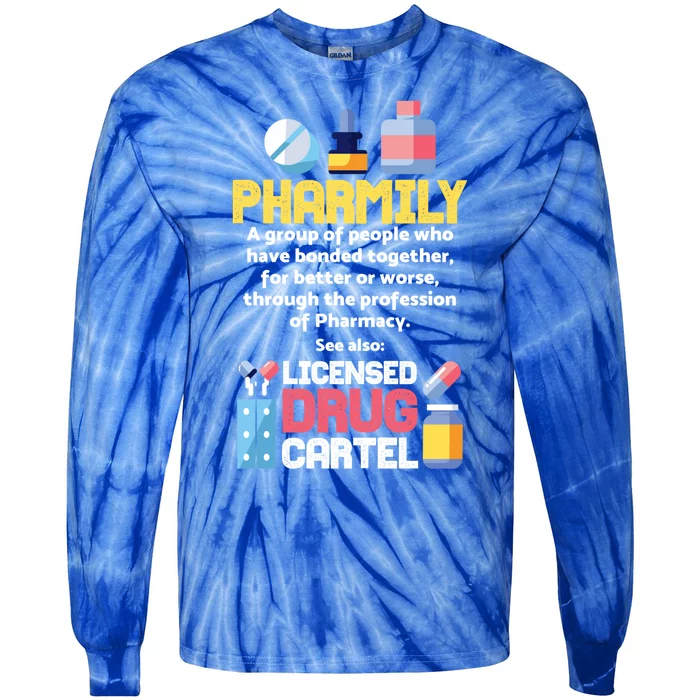 Pharmacy Technician Gift Pharmacist Gift Tie-Dye Long Sleeve Shirt