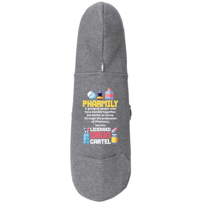 Pharmacy Technician Gift Pharmacist Gift Doggie 3-End Fleece Hoodie