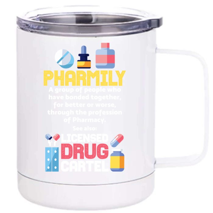 Pharmacy Technician Gift Pharmacist Gift Front & Back 12oz Stainless Steel Tumbler Cup