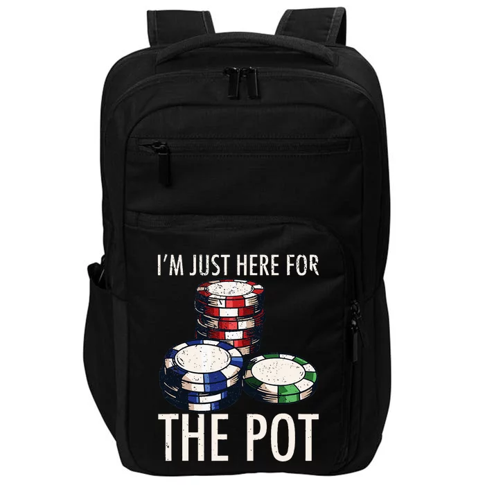 Poker Texas Holdem Gambling Pot Cards Player Impact Tech Backpack