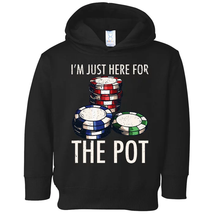 Poker Texas Holdem Gambling Pot Cards Player Toddler Hoodie