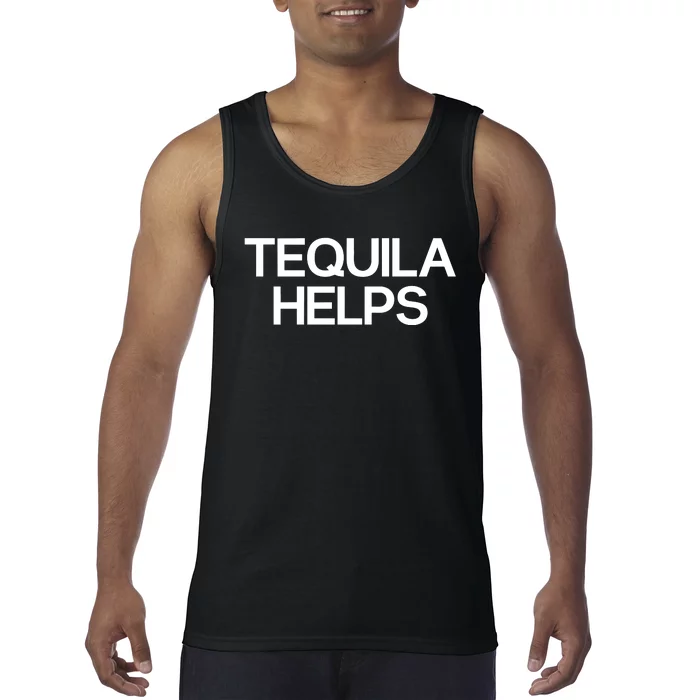 Probablyshannon Tequila Helps Tank Top