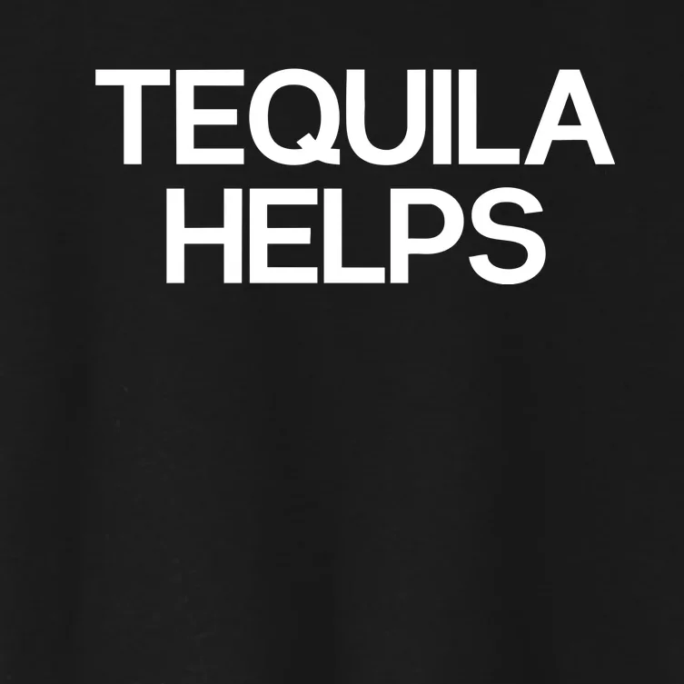 Probablyshannon Tequila Helps Women's Crop Top Tee