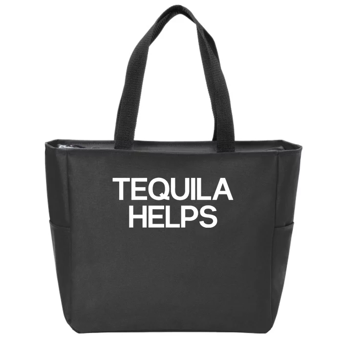 Probablyshannon Tequila Helps Zip Tote Bag