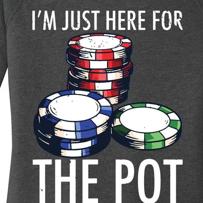 Poker Texas Hold'em Gambling Pot Cards Player Gift Women's Perfect Tri Tunic Long Sleeve Shirt