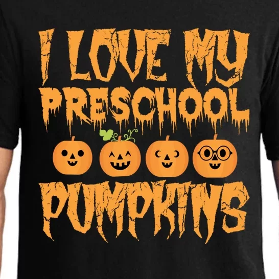 Preschool Teacher Halloween Preschool Teacher Gift Pajama Set