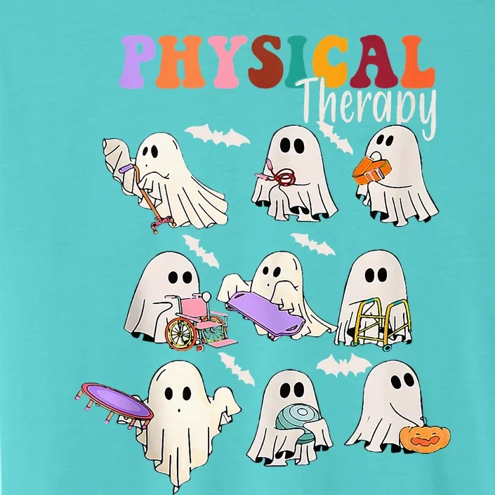 Physical Therapist Halloween Cute Ghost Physical Therapy PT ChromaSoft Performance T-Shirt