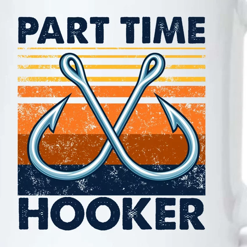 Part Time Hooker Funny Black Color Changing Mug