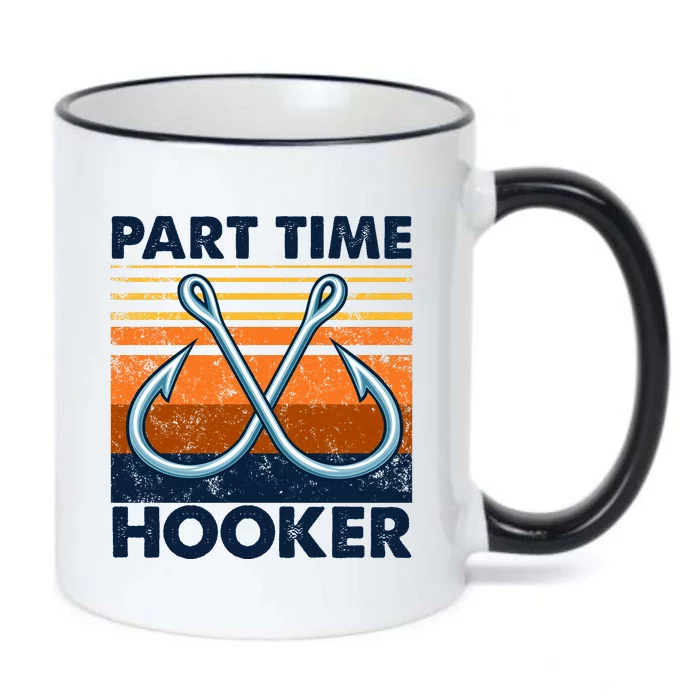 Part Time Hooker Funny Black Color Changing Mug