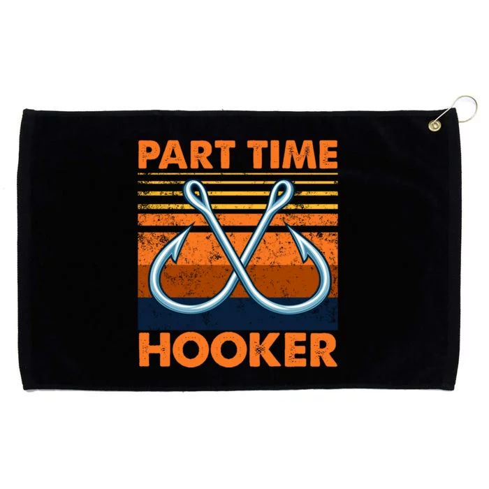 Part Time Hooker Funny Grommeted Golf Towel