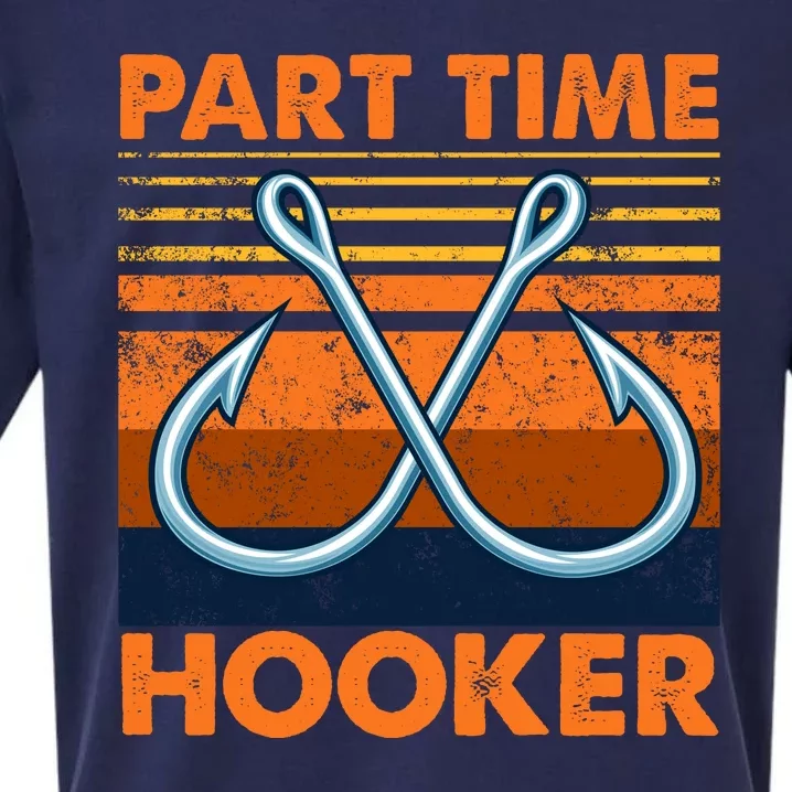 Part Time Hooker Funny Sueded Cloud Jersey T-Shirt