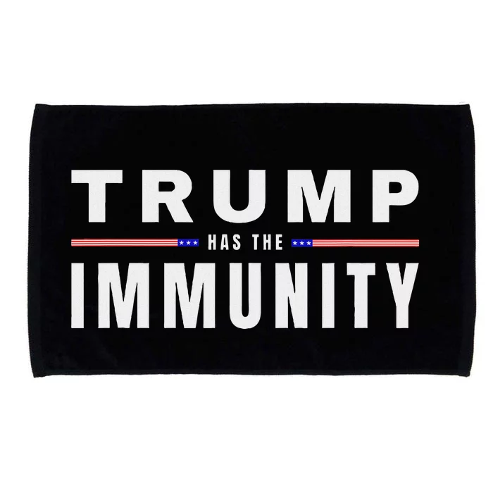 President Trump Has Immunity 2024 Support Microfiber Hand Towel