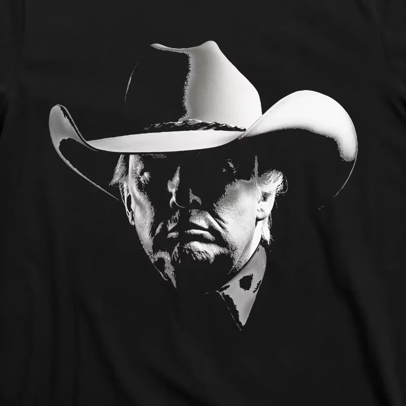 President Trump Head Cowboy Usa 2024 Vote Election Us Maga T-Shirt