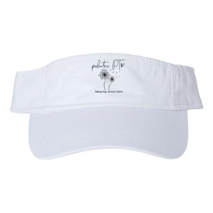 Physical Therapist Helping Tiny Human Bloom Pediatric PT Valucap Bio-Washed Visor