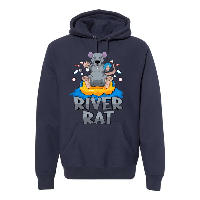 Poker Texas Hold Em River Rat Casino Premium Hoodie