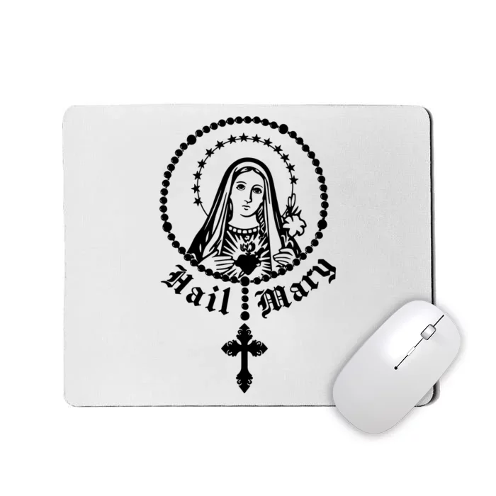 Prayer To Holy Mary Mother Of God Catholic Mousepad