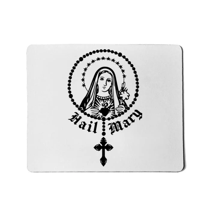 Prayer To Holy Mary Mother Of God Catholic Mousepad