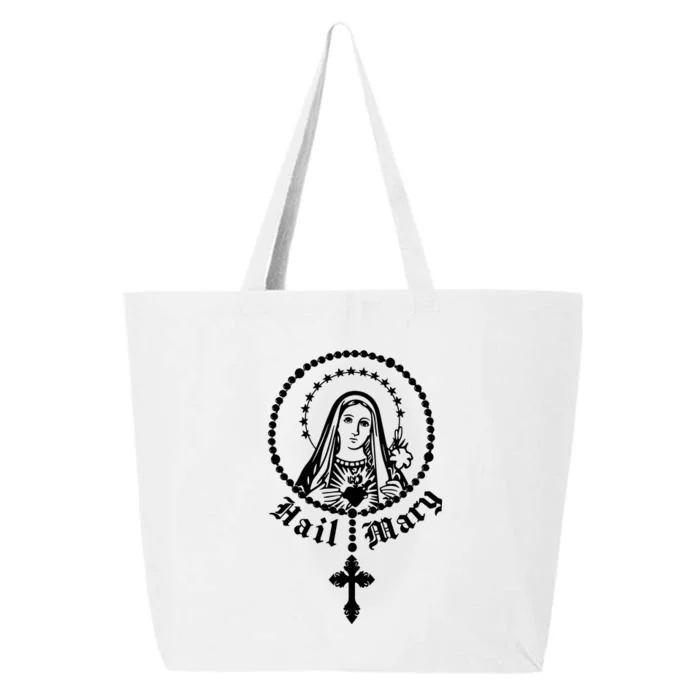 Prayer To Holy Mary Mother Of God Catholic 25L Jumbo Tote