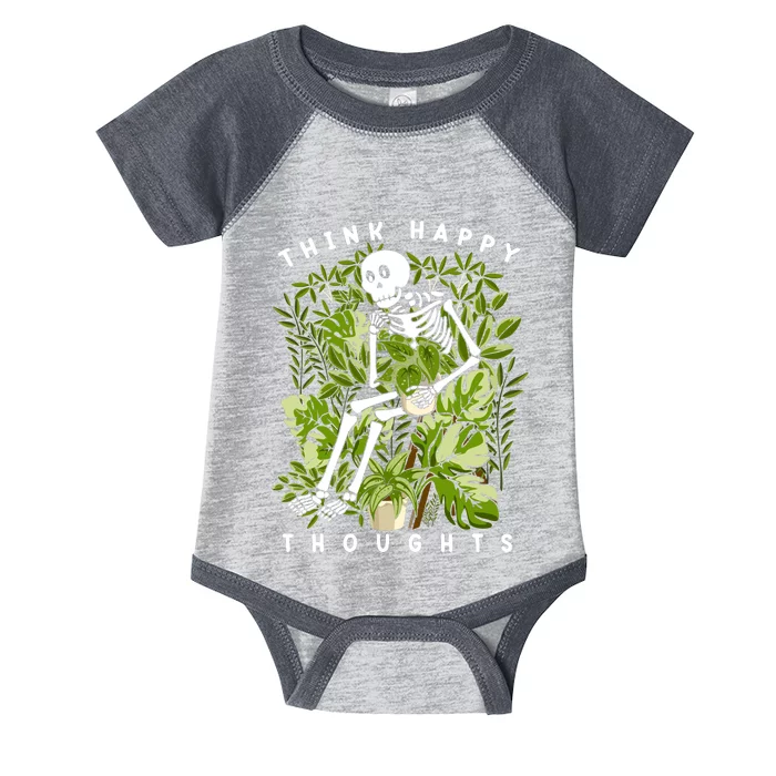 Plant Think Happy Thoughts Infant Baby Jersey Bodysuit