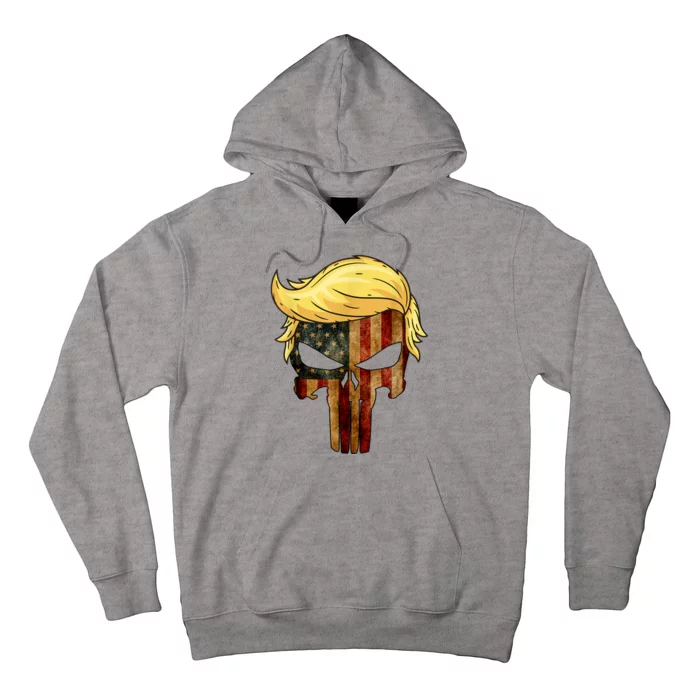 Punisher Trump Hair Felon Conviction Hoodie