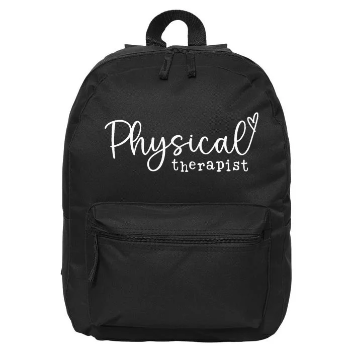 Physical Therapist Heart PT Adult Physical Therapy Student 16 in Basic Backpack