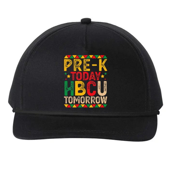 Prek Today Hbcu Tomorrow Snapback Five-Panel Rope Hat