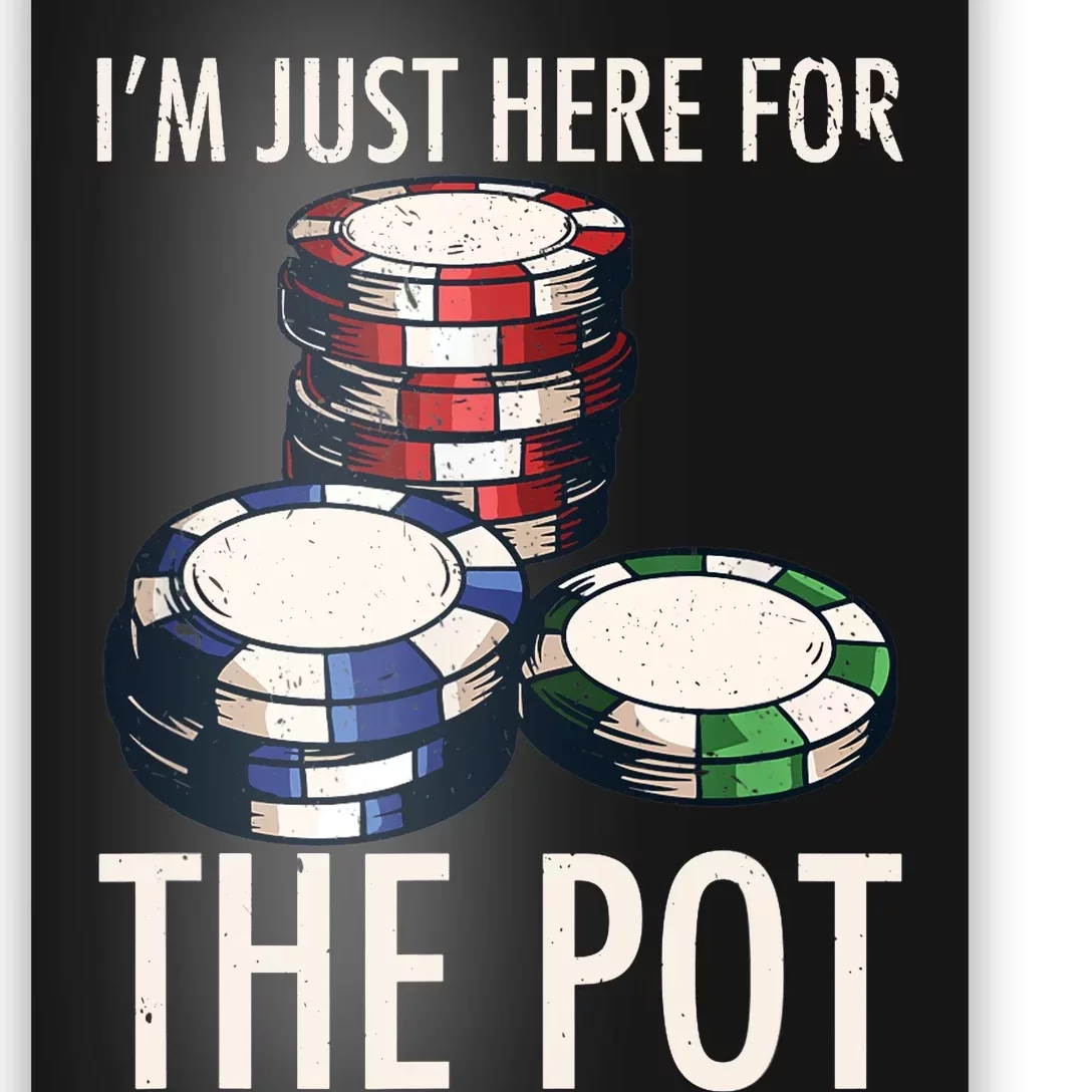 Poker Texas Hold'em Gambling Pot Cards Player Gift Poster