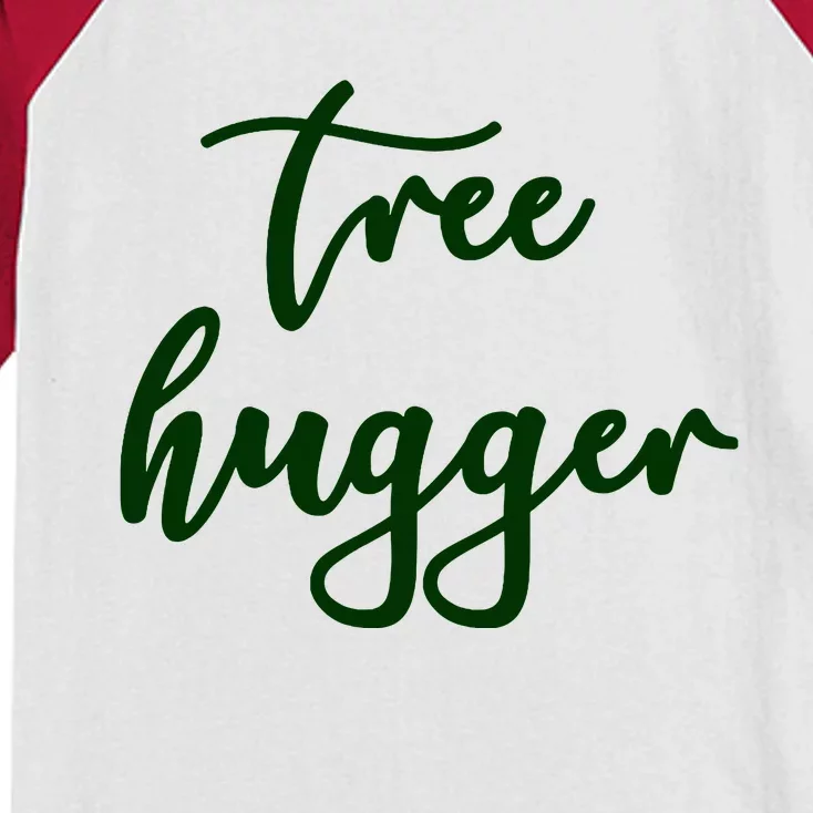 Poisonivy Tree Hugger Nature Lover Environmentalist Green Kids Colorblock Raglan Jersey