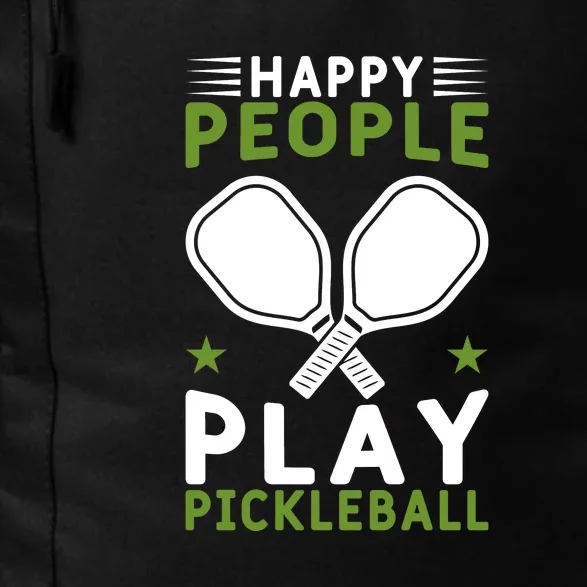 Pickleball Team Happy People Play Pickleball Paddles Sport Gift Daily Commute Backpack