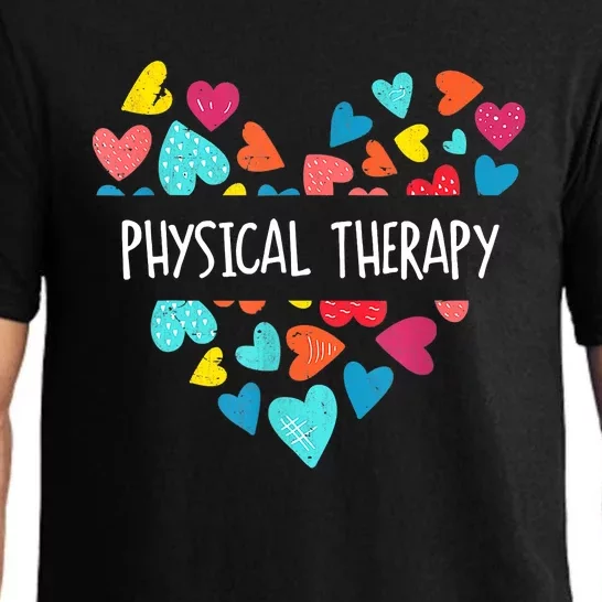 Physical Therapy Heart Love PT Doctor Therapist Nursing Pajama Set