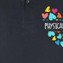 Physical Therapy Heart Love PT Doctor Therapist Nursing Softstyle Adult Sport Polo