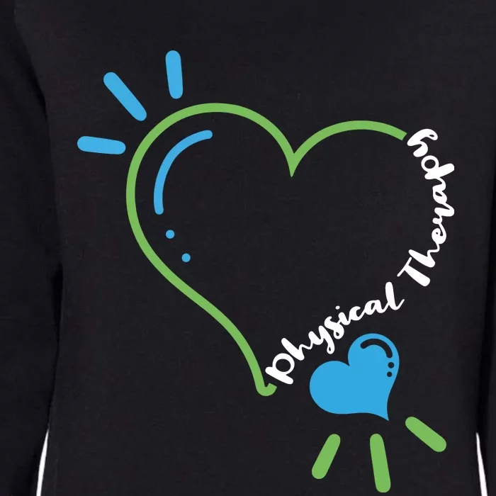 Physical Therapy Heart Physiotherapy PT Rehab Therapist Gift Womens California Wash Sweatshirt