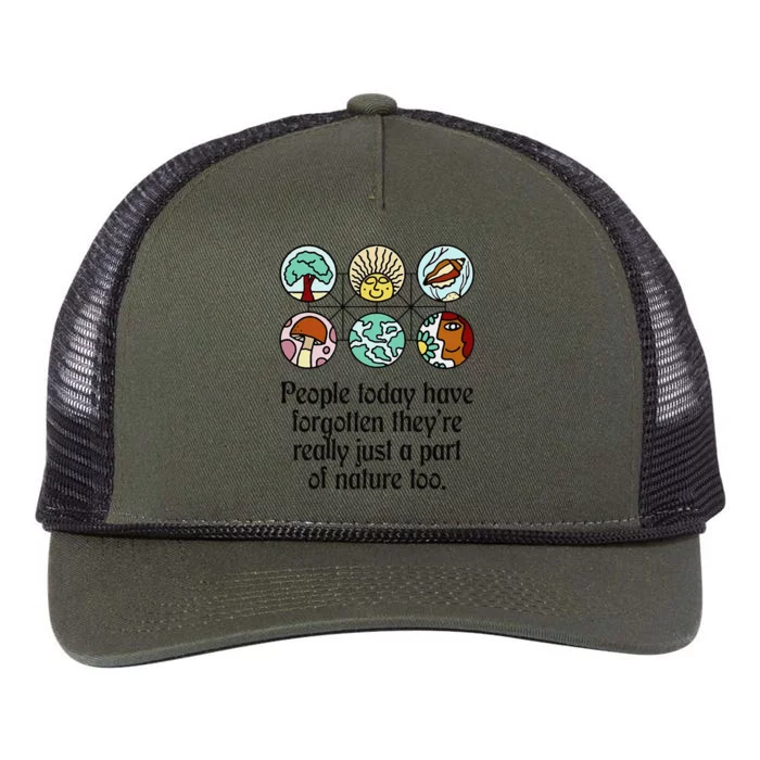 People Today Have Forgotten TheyRe Really Just Funny Design Retro Rope Trucker Hat Cap