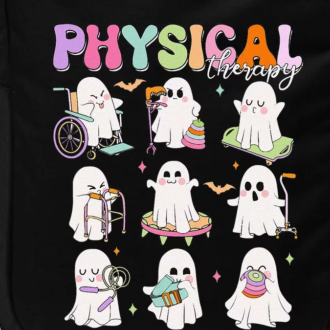 Physical Therapy Halloween Boo Ghost Spooky Season Impact Tech Backpack