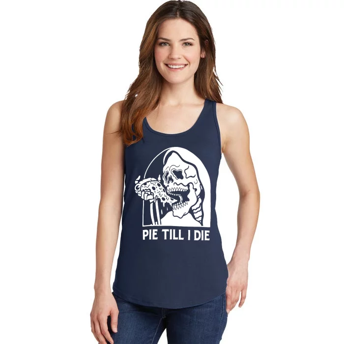 Pie Til I Die Grim Reaper Ladies Essential Tank