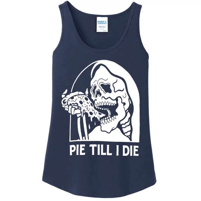 Pie Til I Die Grim Reaper Ladies Essential Tank