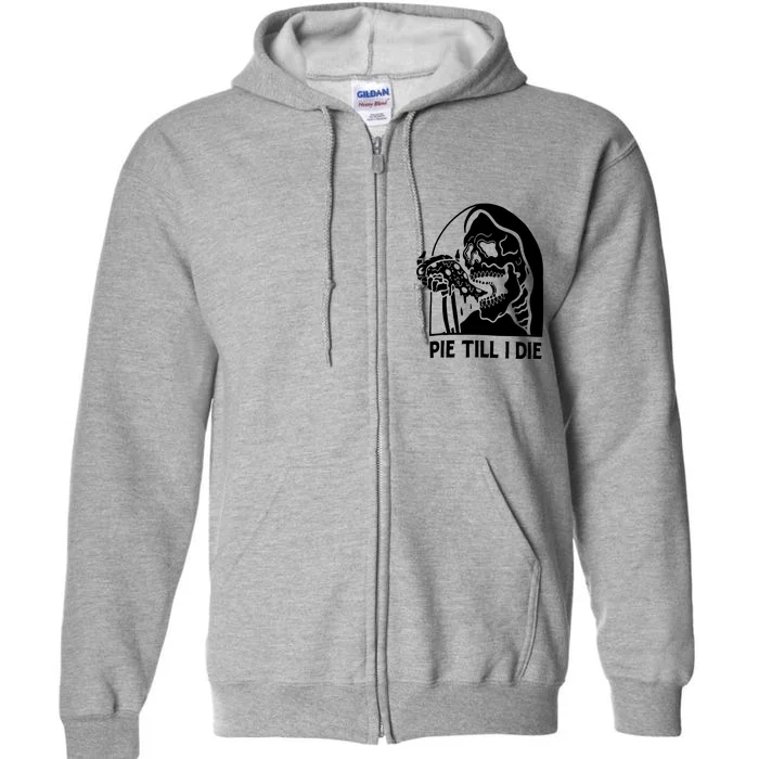 Pie Til I Die Grim Reaper Full Zip Hoodie