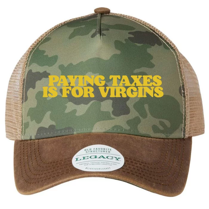 Paying Taxes Is For Virgins Legacy Tie Dye Trucker Hat