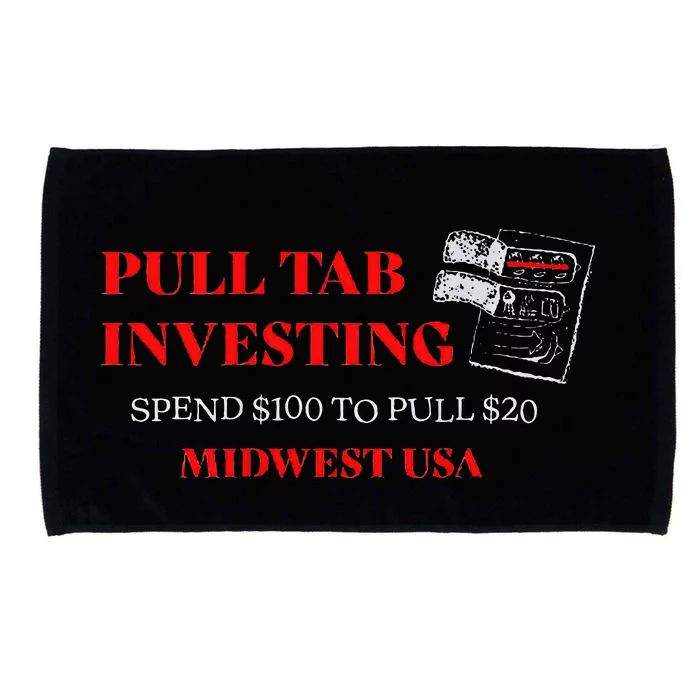 Pull Tab Investing Microfiber Hand Towel