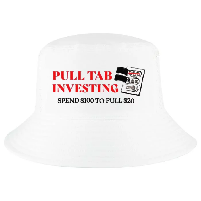 Pull tab investing spend $100 to pull $20 Cool Comfort Performance Bucket Hat