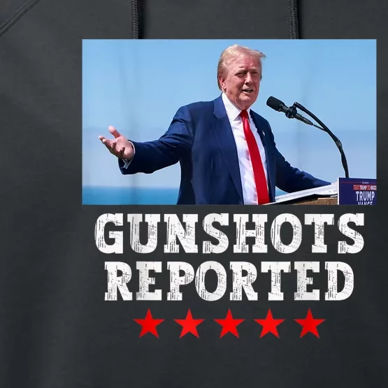 President Trump Is Safe Following Gunshots In His Vicinity Performance Fleece Hoodie