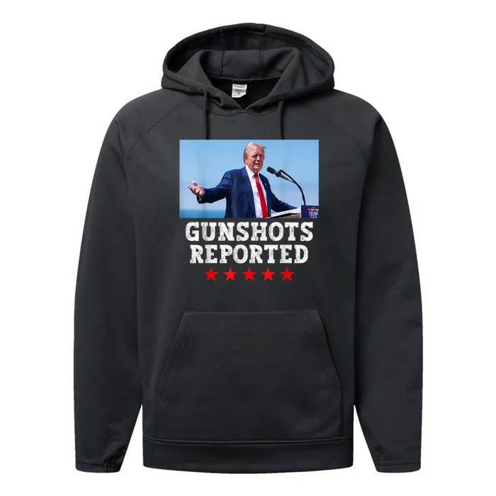 President Trump Is Safe Following Gunshots In His Vicinity Performance Fleece Hoodie