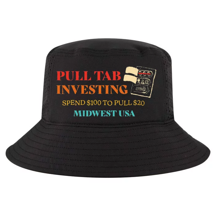 Pull Tab Investing Spend $100 To Pull $20 Midwest Usa Cool Comfort Performance Bucket Hat