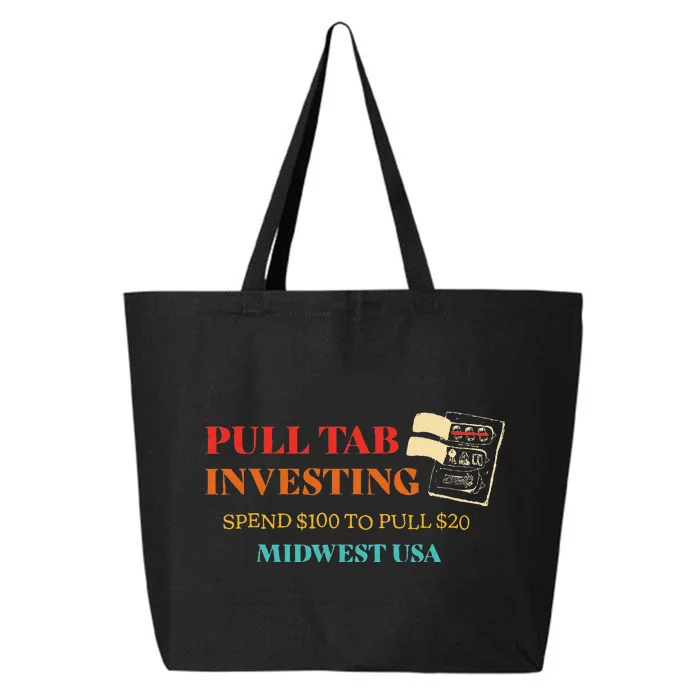 Pull Tab Investing Spend $100 To Pull $20 Midwest Usa 25L Jumbo Tote