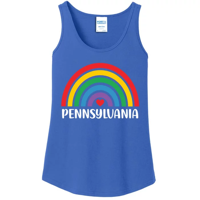 Pennsylvania Travel I Love Pennsylvania Usa Gift Ladies Essential Tank