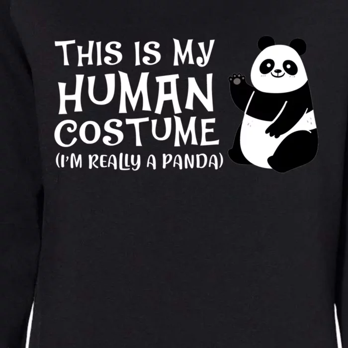 Panda This Is My Hu Costume IM Really A Panda Gift Womens California Wash Sweatshirt